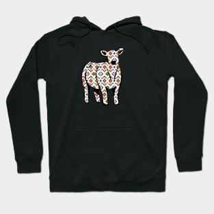 Aztec Cow Silhouette  - NOT FOR RESALE WITHOUT PERMISSION Hoodie